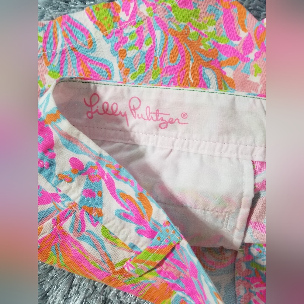 Lilly Pulitzer Multicolor Leaf Pattern Callahan S… - image 4